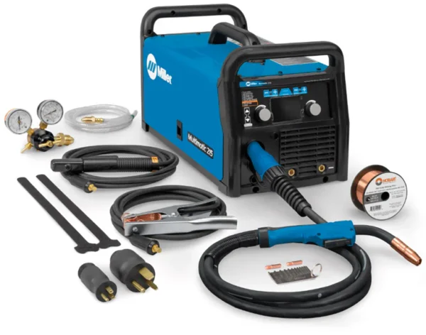 Miller Multimatic 215 Multiprocess Welder w/ Welding Cart 951000001 - Image 2