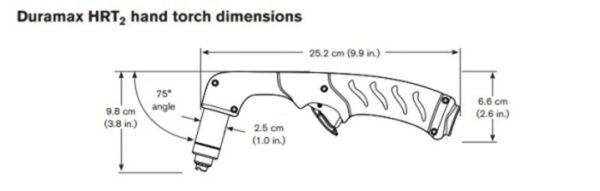 Hypertherm 25ft DURAMAX HRT Retrofit torch for PM600, PM800, PM900, PM42, PM43 #228916 - Image 5