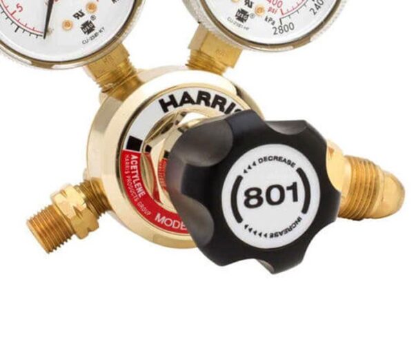 Harris® 801 Model Acetylene Regulator (CGA 510) 801-15-510 #3002193 - Image 2