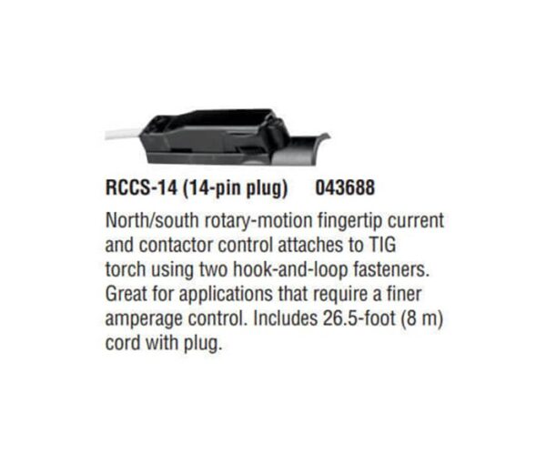 Miller RCCS-14 Finger Tip Control #043688 - Image 3