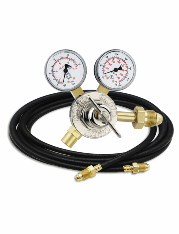 Miller Argon, Carbon Dioxide Or Nitrogen Calibration Flowmeter Regulator (with Hose) #195050 prior part# 31-50-580-6