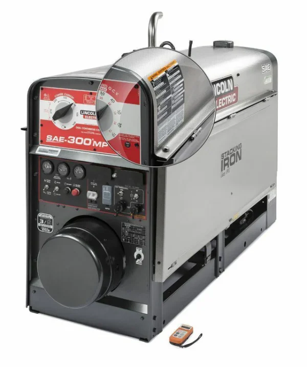 Lincoln Electric SAE-300 MP Engine Drive Welder Perkins) SS w/ Wireless Remote - K4089-2 - Image 4