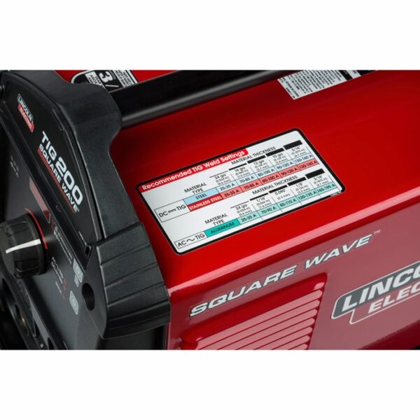 Lincoln Electric Square Wave® TIG 200 TIG Welder #K5126-1 - Image 3