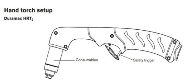 Hypertherm 25ft DURAMAX HRT Retrofit torch for PM600, PM800, PM900, PM42, PM43 #228916 - Image 6