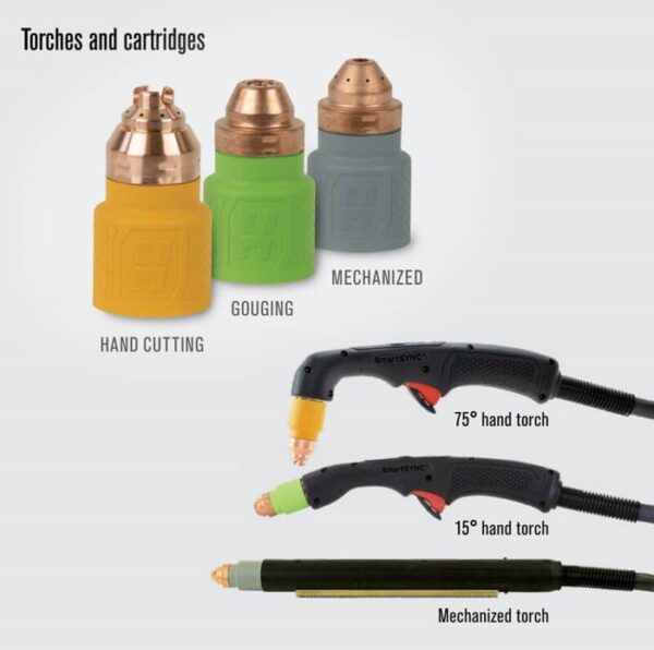 Hypertherm Powermax45 SYNC Plasma Cutter - 230V, CPC Port, 180° Machine Torch, 25ft Lead #088580 - Image 5