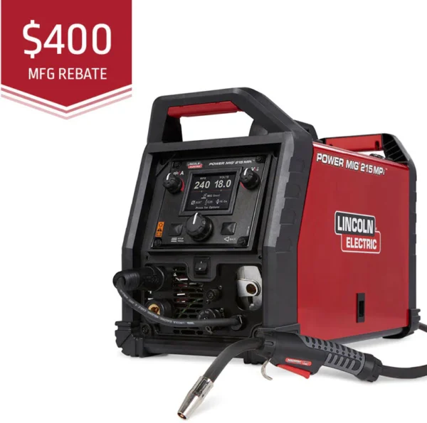 Lincoln Power MIG 215 MPi Multi-Process Welder K4876-1 - Image 6